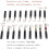 Auto Terminal Removal Tool, Car Electrical Wiring Pin Extractor Connector Puller Kit ,Depinning Tool Set(36Pcs) 3