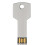 3X High-Capacity Metal Key Shape USB Flash Drive 32GB Silver Real Capacity Storage Devices U Disk 2