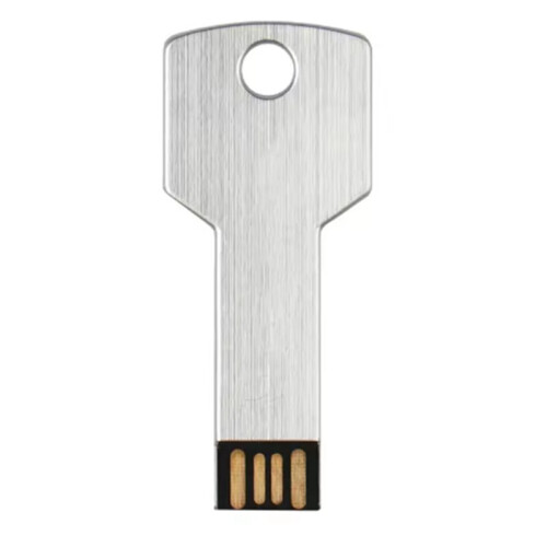 3X High-Capacity Metal Key Shape USB Flash Drive 32GB Silver Real Capacity Storage Devices U Disk 2