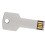 3X High-Capacity Metal Key Shape USB Flash Drive 32GB Silver Real Capacity Storage Devices U Disk 6