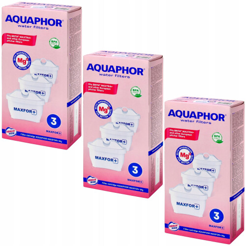 Aquaphor Aquaphor Maxfor+ Mg filterpatron 9 stk.