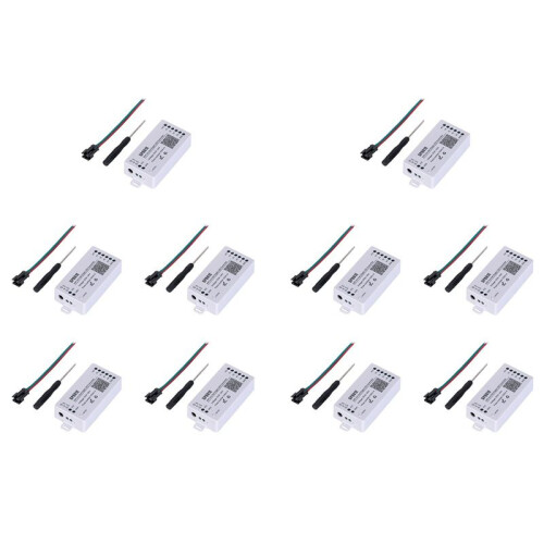 10X SP801E Wifi Art-Net LED Controller LED Matrix Panel Module WS2812B WS2811 Light Strip Wireless Control DC5-24V