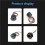 2X R503 RGB Ring Indicator Fingerprint Module Capacitive Fingerprint Module Sensor Scanner IP65 Waterproof 8