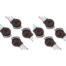 8 STUKS 3157 Voorbekabelde Kabelboomaansluitingen, Auto LED-Lampen Socket Adapters, Lamp Pigtail Socket Stekkerconnectoren