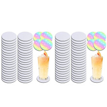 Ronde Sublimatie Coaster Sublimatie Coaster Sublimatie Warmteoverdracht Coaster Hot Pressed Coaster 48 Pcs