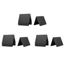 36 STÜCKE Tafel Schilder 4X3 Zoll Kleine Tafel Kreide Zeichen Lebensmittel Etiketten für Party Buffet Tische, Einfach zu Schreiben