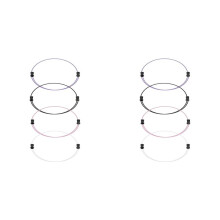 8pcs Adjustable Crop Band for Tucking Sweater and Shirt, the Elastic Tucking Band to Change the Style of Your Tops,M