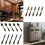 30 Pcs Knife Spoon Fork Kitchen Cabinet Closet Drawer Pull Handles Knobs 3-Inch Center to Center Bronze 3