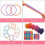 576 Peças 7 Polegadas Potholder Loops Tecelagem Loops Tecelagem Artesanato com 12 Cores para Artesanato DIY Suprimentos A 6