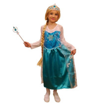 Prinsesse Elsa Frost kostume 98/104 1 stk.