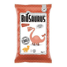 Biosaurus Glutenfri Ketchup Majschips, Økologiske, 30g