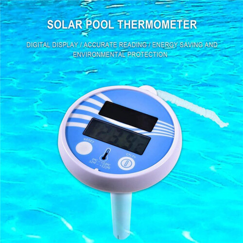 3X Floating Pool Thermometer Wireless - Swimming Pool Temperature Thermometer Easy Read, Solar Digital Pool Thermometer 2