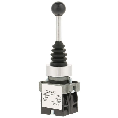 2X Joystick  XD2PA12 AC3000V   Double Self-Locking  2 Single Lever Switches 1
