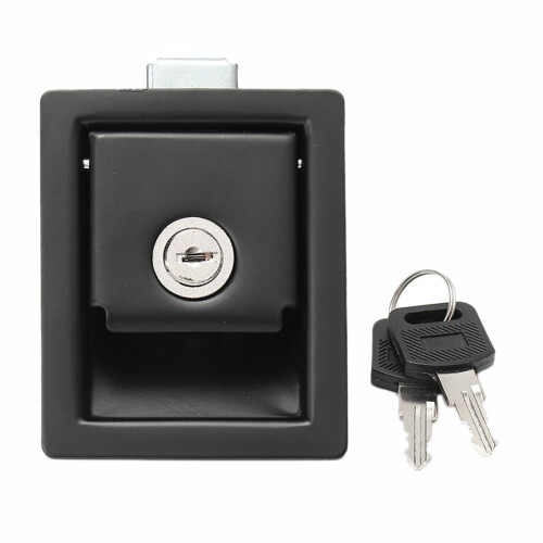 4X Rv Car Paddle Entry Door Lock  Handle Knob -Trailer Pull Type Panel Door Lock 1