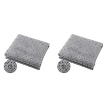 2pcs 2x2m Rug-Backing-Antislip-Tufting-Cloth, 2mm Thick (More Wear-Resistant & Tear-Resistant & Durable)