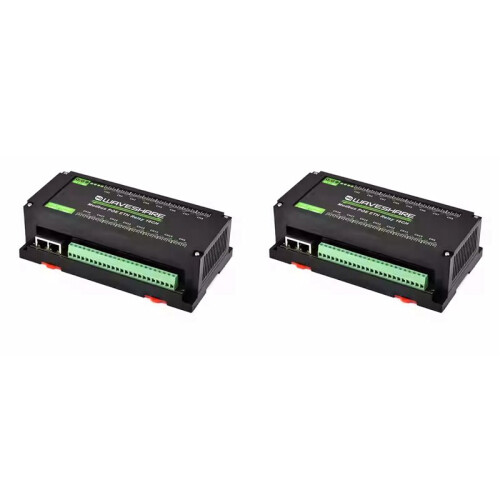 2X Waveshare 16CH Relay Module Modbus POE ETH Relay Support Modbus RTU//TCP Protocol for Industrial Automation