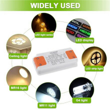 4X 12V 15W LED Transformer LED Low Voltage Transformer No Noise LED Driver Power Supply for G4 MR16 MR11 GU4 GU5.3