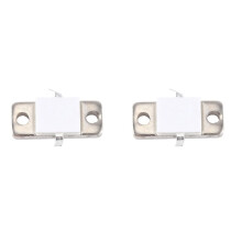 2X Flänsmotstånd 400OHM 250WATT -2GHZ RFR400-250 Högeffektresistor 400 Ohm 250 Watt Flänsmonterade Motstånd