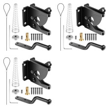 3X Self-Locking Gate Carbon Steel Post Mounted Fence Gate Heavy Duty Automatic Gravity Lever