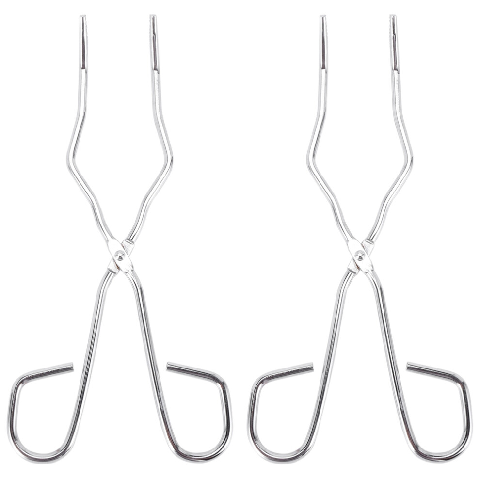 Photos - Soldering Tool 2X Crucible Tongs Melting Dish Stainless Plier Holder Handle 23cm
