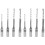 8Pcs Woodworking Square Hole Drill Bits Wood Mortising Chisel Set Mortise Chisel Bit Kits Woodworking Hole Saw Sets 1