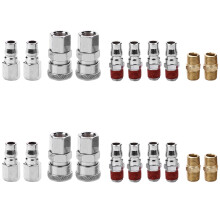 20 Stücke 1/4 Zoll BSP Luft Leitung Schlauch Kompressor Fitting Stecker Koppler Schnell Verschluss Pneumatische Teile