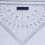 6x Chart Drawing Triangle Ruler for Ship Drawing 300mm Large-Scale Triangle Ruler 8