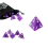 RPG terninger lilla firesidet D4 1