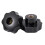 12 Pcs M10 Female Thread Nuts 50mm Plastic Star  Clamping Knob Grip 3