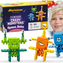 Marioinex Waffle Mini CRAZY MONSTERS - SPACE JINKS Kosmo Śmieszki - 60 stk.