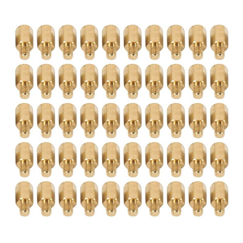 200 Pcs PC PCB Motherboard Brass Standoff Hexagonal Spacer M3 7+4mm 1