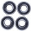 4Pcs 6202RS 15mm Inner 35mm Outer Single Row Deep   Bearing 1