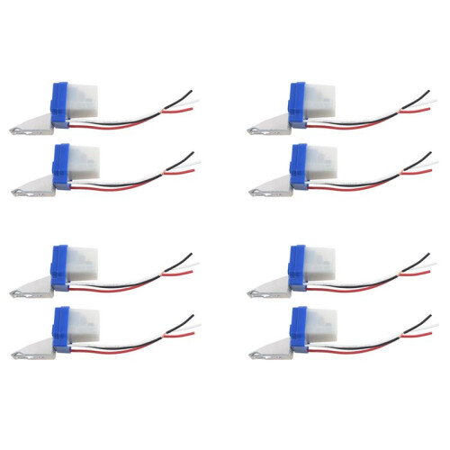 Interruttore Automatico del Sensore Della Luce Stradale da 8 Pezzi Interruttore Automatico 220V 10A