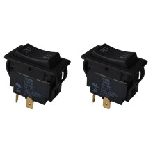 2X Interruptor Basculante HY60D, Reinicio Automático RET-EXT, Control Bidireccional de Inversión del Motor 20A 125VAC 12(6)A 250VAC