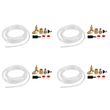 4X Injecteur en Aval pour Laveuse Ă Pression, Kit D'Injecteur de Laveuse Ă Pression, Injecteur de Savon, Connexion Rapide de 3/8 Po, 4000 PSI