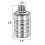 4set 1/2Inch to 3/4Inch Water Float Valve,Stainless Steel Float Valve,Fully Automatic Water Level Controller Float Valve 3