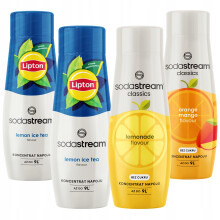 Sodastream Sirupper 2x Iste Citron + Lemonade + Appelsin Mango