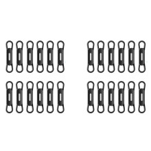 24 Pack Magnetic Pencil Holder Silicone Magnetic Pen Holder for Refrigerator, Magnetic Dry Erase Holder