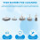 Wire Brush for Drill, Wire Wheel Brush Cup Set, Stripping and Drill Attachment 2