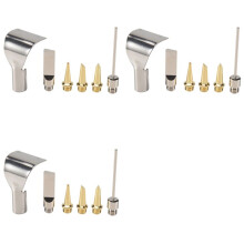 18Pcs Replacement Copper Tips Nozzle Kit for Hs-1115K / Mt-100 Aerated Flame Butane Gas Soldering Iron