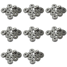 80 Pcs 625ZZ 5mm X 16mm X 5mm Shielded Deep Radial Bearing