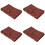 4X Retro Personality Notebooks Journal Notepads Ring Binder Diary Notebook Light Brown S 1