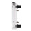 3X Black Adjustable Knob 0.1-1 GPM Panel Type Water Flow Meter LZM-15 4