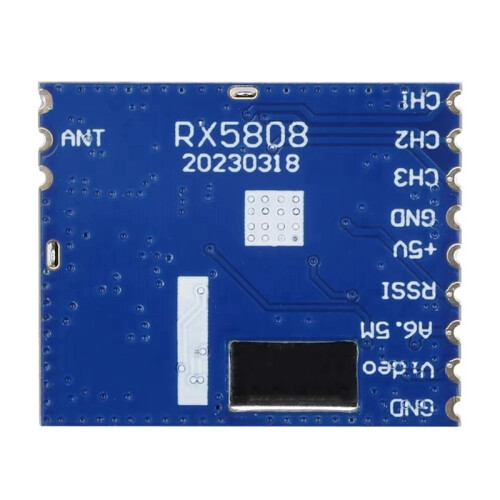 2X RX5808 5.8G FPV Wireless Audio Video Receiver Module for Boscam Frequency Phase Lock Analog AV Signal Output Board 1