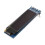 3X Weergavemodule 0,91 Inch SSD1306 OLED-Weergavemodule OLED-Schermdriver  3,3 V, Wit Lettertype 3