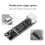 2X Placa de Desenvolvimento Ethernet ESP32-S3 com Módulo POE Compatível com Wi-Fi  POE Dual-Core Plate Load Interface Type-C 5