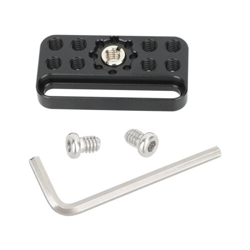 2X Universal Cheese Plate  Quick Release Baseplate with 3/8inch -Style Mount for DIY Camera Rig Configurations 1