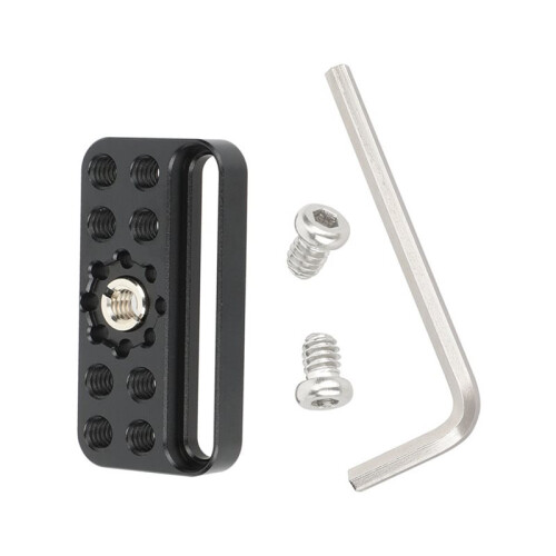 2X Universal Cheese Plate  Quick Release Baseplate with 3/8inch -Style Mount for DIY Camera Rig Configurations 2