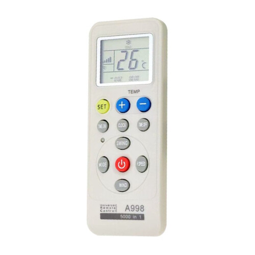 2X Universal Air Conditioner Remote Control AC LCD Remote Control 5000 in 1 Low Power Consumption Remote Control