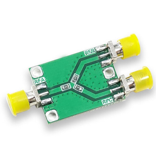 2X 6GHz RF Microwave Resistor Simple Power Divider,One to Two Splitter Module RF Combiner/Splitter 2